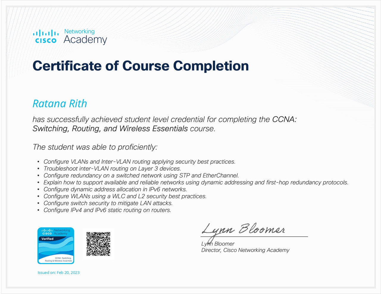 Meta Certificate