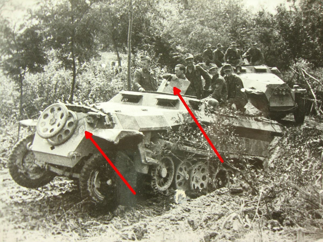 SCHÜTZENPANZERWAGEN, Halbkette 1.Panzer-Division