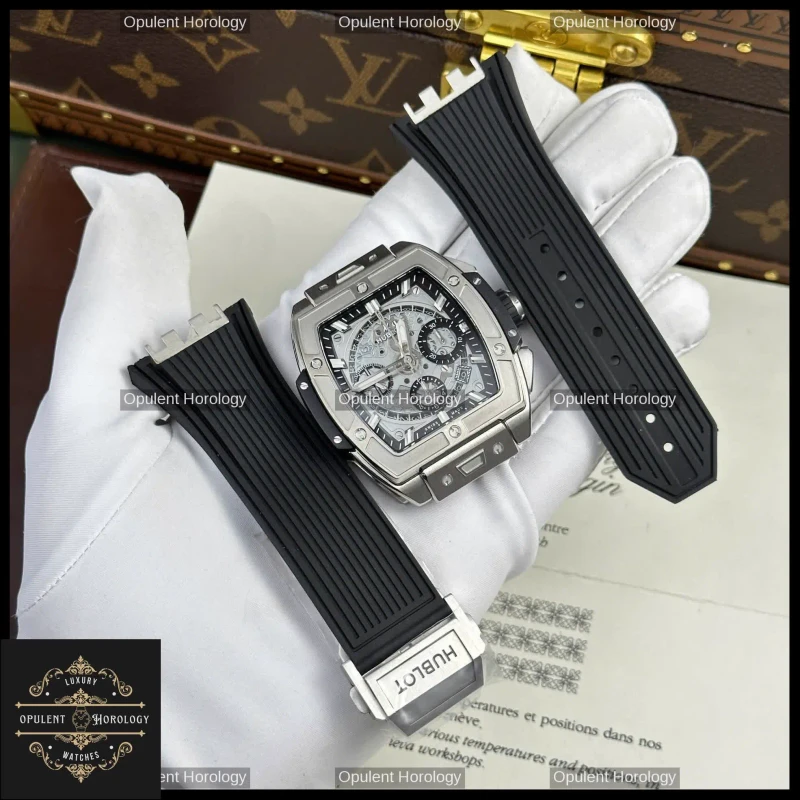 Hublot Spirit of Big Bang – Titanium 42 mm Automatic Skeleton Chronograph - Super Clone