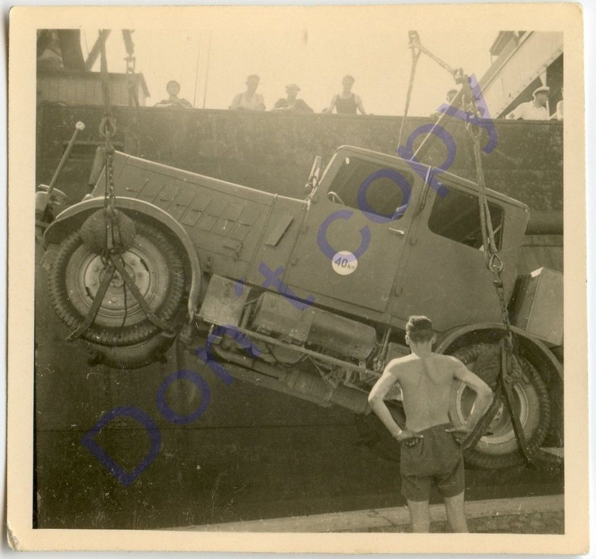 Wehrmacht LKW (vermutlich) Hanomag SS 100 bei En