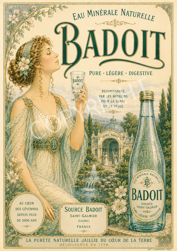 Badoit Art Nouveau
