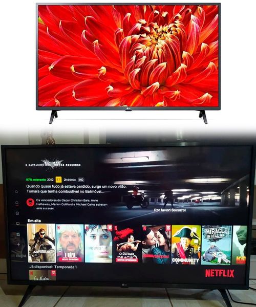 Smart TV LED PRO 43″ Full HD LG 43LM631C0SB, ThinQ AI, 3 HDMI, 2 USB, Wi-Fi, Conversor Digital