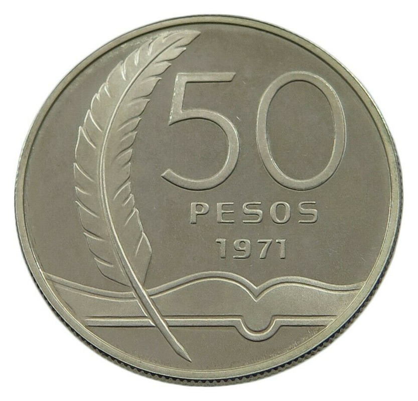 Uruguay •1971• 50 Pesos •ENSAYO• 1971b