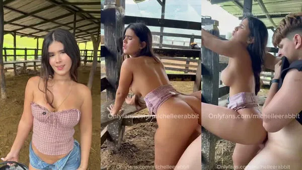 Michelle Rabbit Latina Farm Girl Public Rough Sex At The Farm