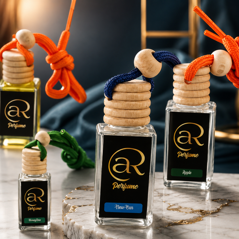 aR Perfume kereta premium dengan pilihan wangian Apple HoneyDew dan New Car