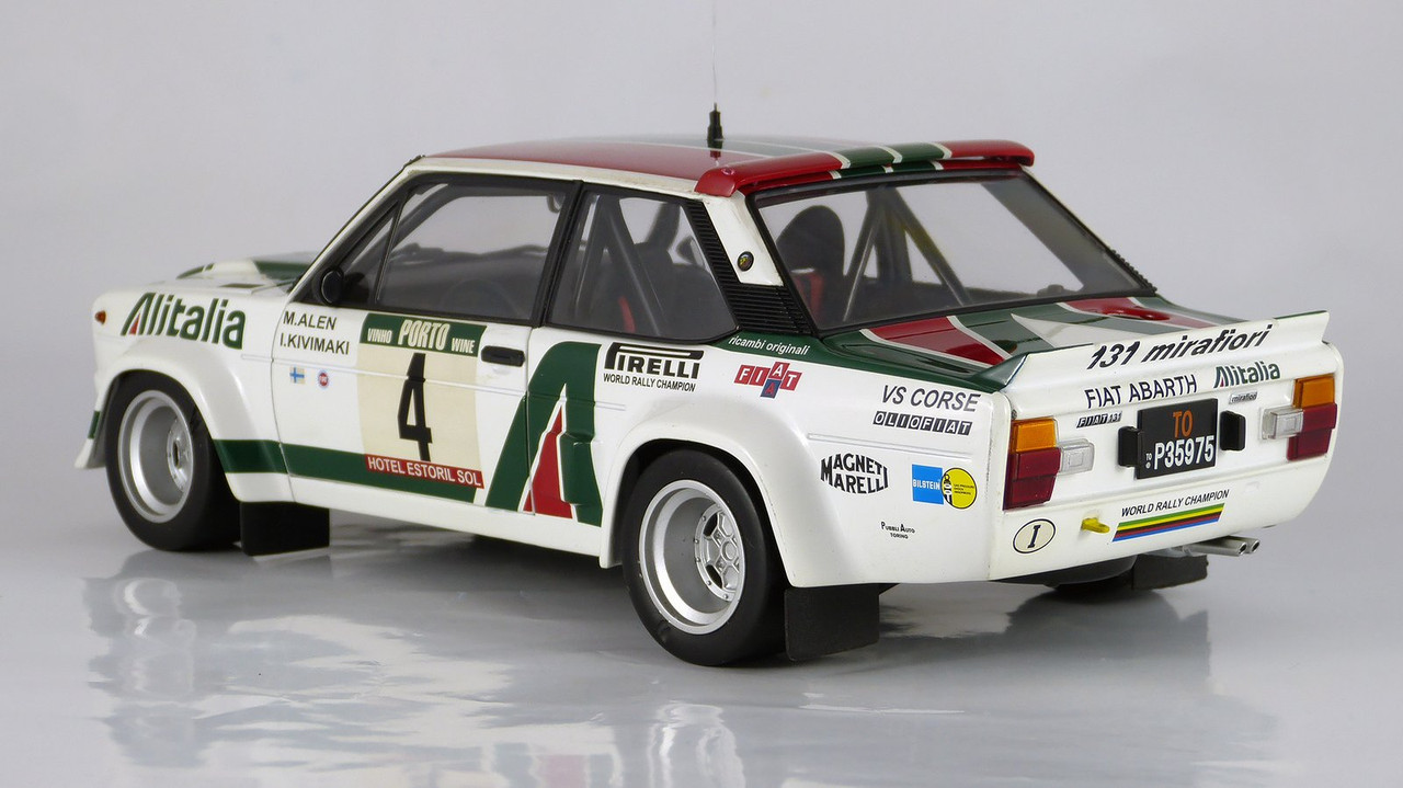 1:18 Kyosho Fiat 131 Abarth Rally Alitalia #4 Rally de Portugal