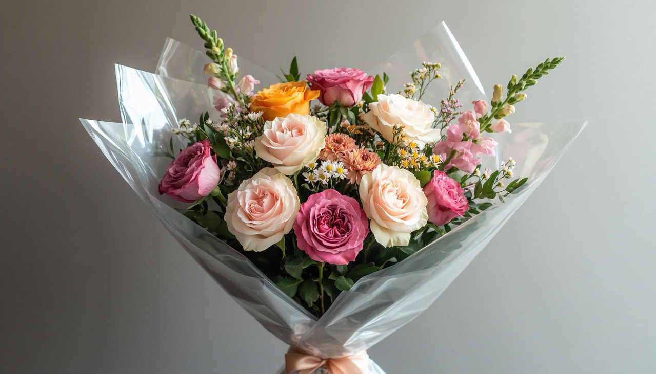 упаковочная плёнка для цветов