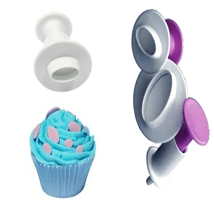 Set Molde óvalos para fondant decoración de pasteles y cupcakes