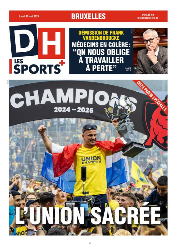 Pack Journaux Belges Du Lundi 26 Mai 2025 Pack Journaux Belges Du Lundi 26 Mai 2025