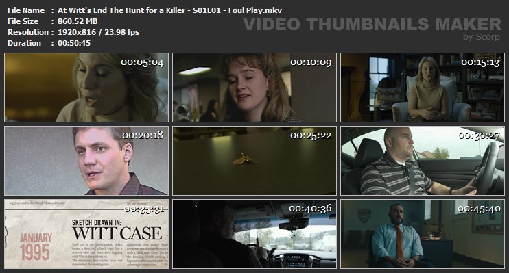 At Witt's End The Hunt for a Killer - S01E01 - Foul Play.mkv
