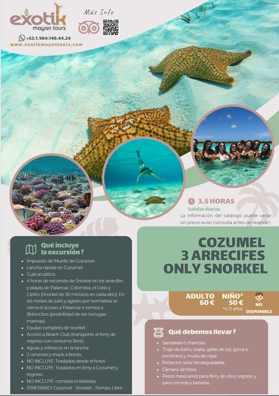 Ofertas Excursiones en la Riviera Maya - Exotik Mayan Tours - Foro Guías y Excursiones