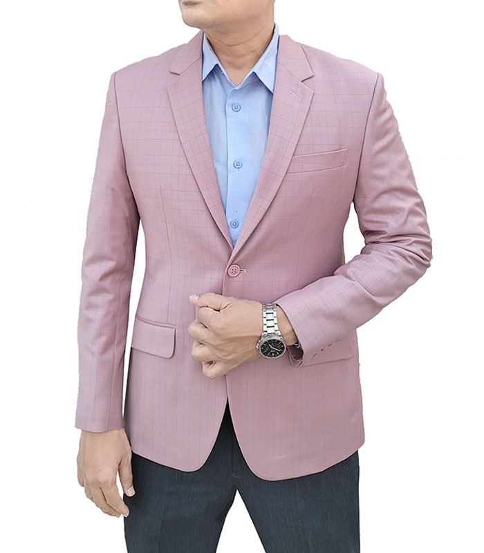 922 Rouge Pink Blazer for Men