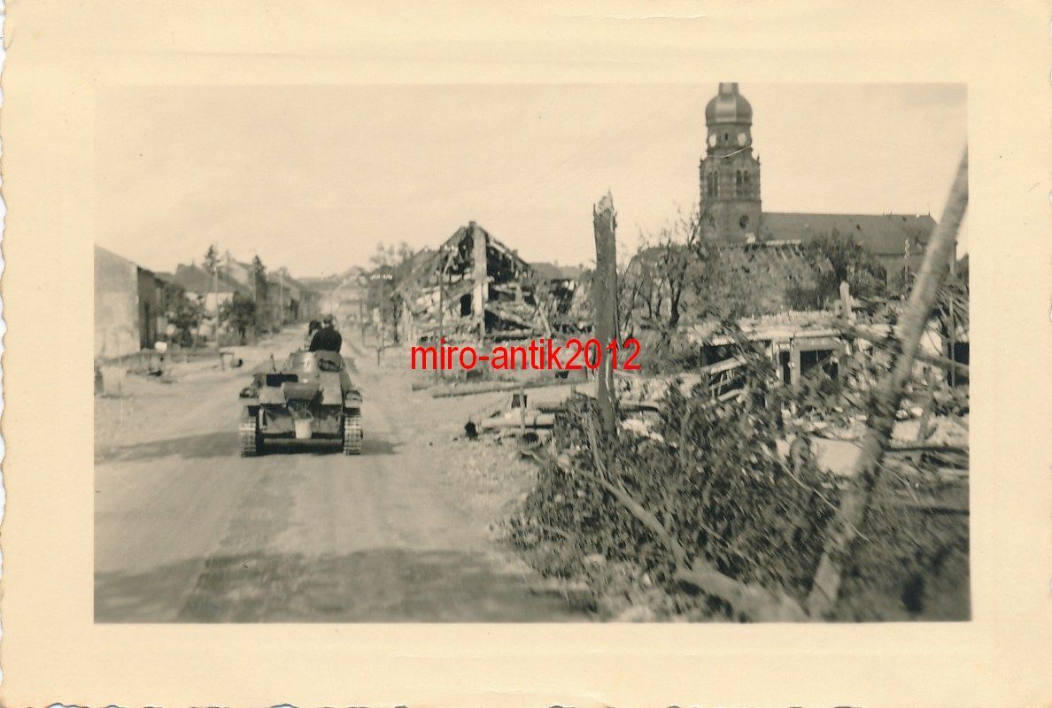 3. Panzer Division, Regt. 5, Zerstörung, Maastri