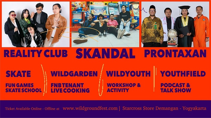 Tak hanya konser musik, Wild Ground Fest turut menyuguhkan berbagai keseruan selama acara berlangsung. Mulai dari permainan seru, festival kuliner, live cooking, workship, podcast, talkshow dan lain sebagainya.