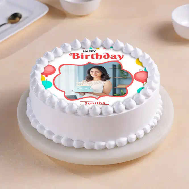 Birthday Photo Cake 749