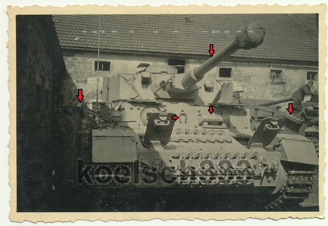 Panzer IV H Langrohr Seitenschürzen Tank 1. PD B