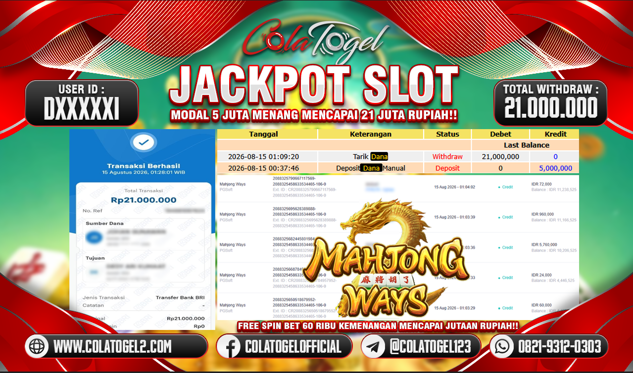 JACKPOT SLOT GACOR!!