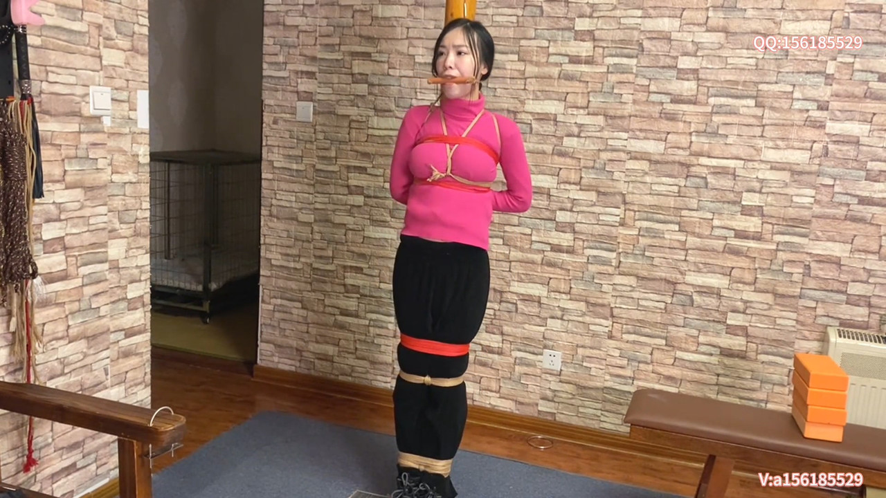 龙飞绳艺 绑架 强制带上口咬磨牙棒.mp4_20240209_135618.624