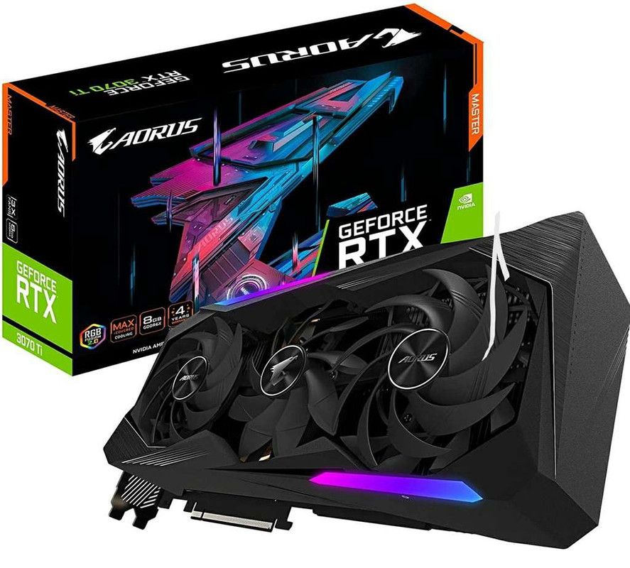 Amazon: Tarjeta gráfica Gigabyte AORUS GeForce RTX 3070 Ti Master 8G  