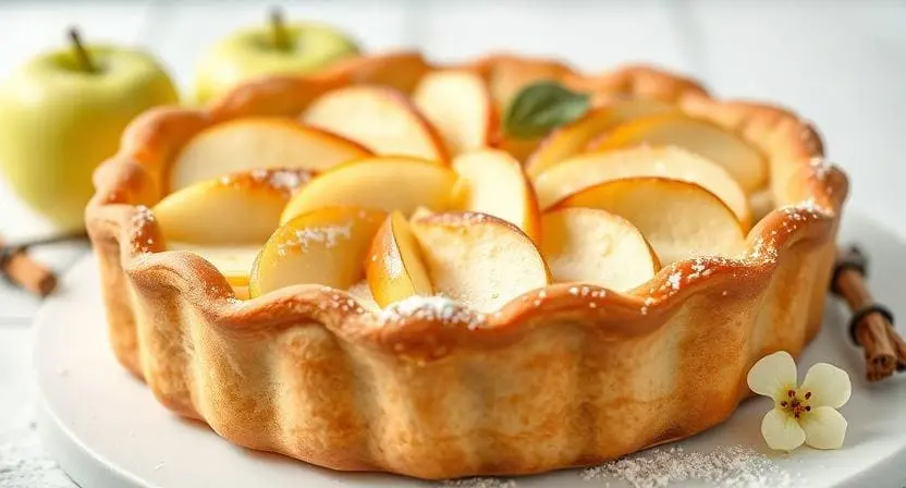 Шарлотка с яблоками
