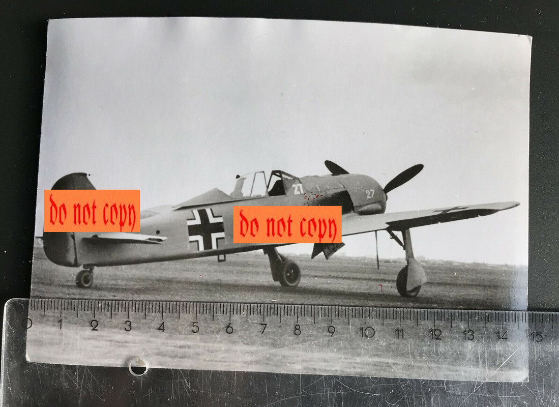 Top Foto- frühe FW 190 A-0, -Staatsgeheimnis-, Kennung -27-, Prototyp, FW190 (1)