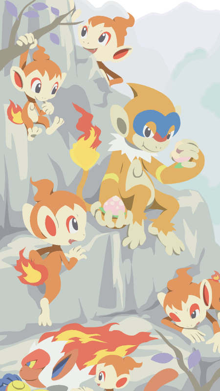 chimchar-infernape-and-monferno-pokemon-