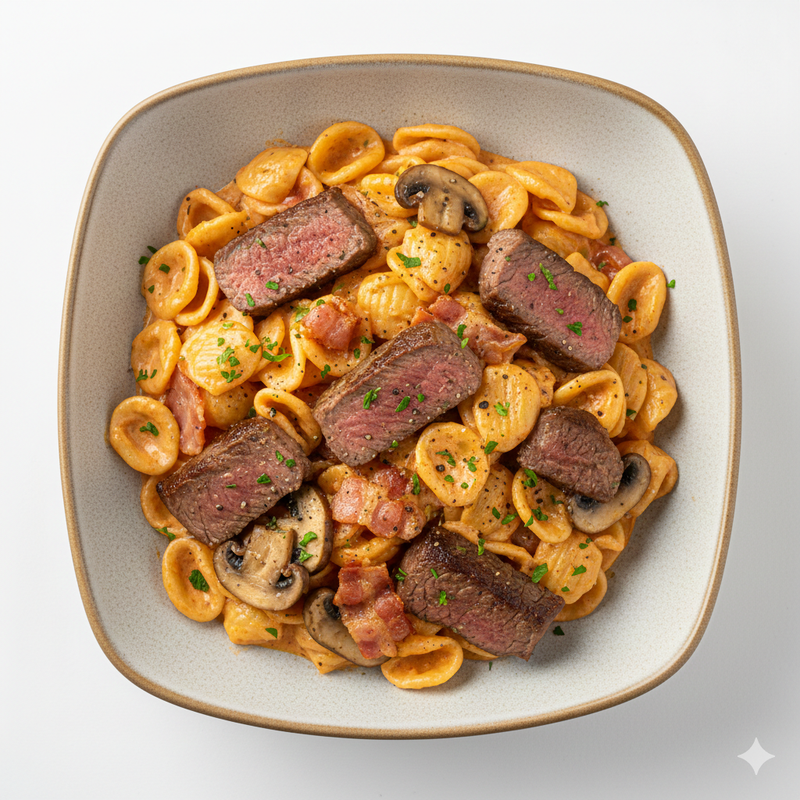Orechiette Con Solomillo