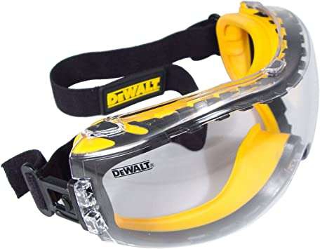 Amazon: DEWALT DPG82-11/DPG82-11CTR Concealer Clear Anti-Fog Dual Mold Safety Goggle 
