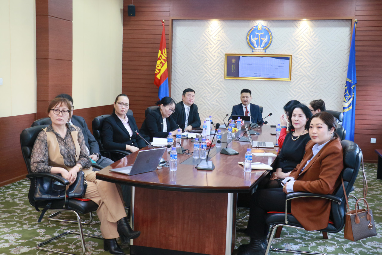 Шүүхийн цахим системийн Иргэний хэрэг хянан шийдвэрлэх ажиллагааны ажлын хэсэг хуралдав