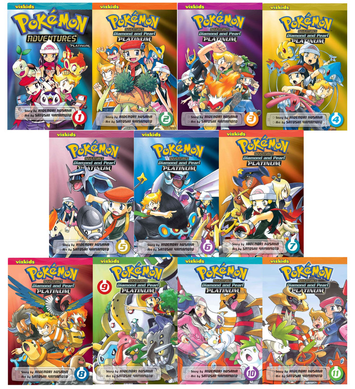 Pokemon Adventures: Diamond and Pearl - Platinum #1-11 VF/NM complete  series set