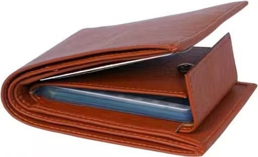 Brown Album Style Card Holder Slots PU Leather Wallets For Men | PU Leather Wallet For Men | Money Purse For Men | Wallet Men | Men Wallet | Gents Wallets | Wallet For Men Pack of 2.(W105)