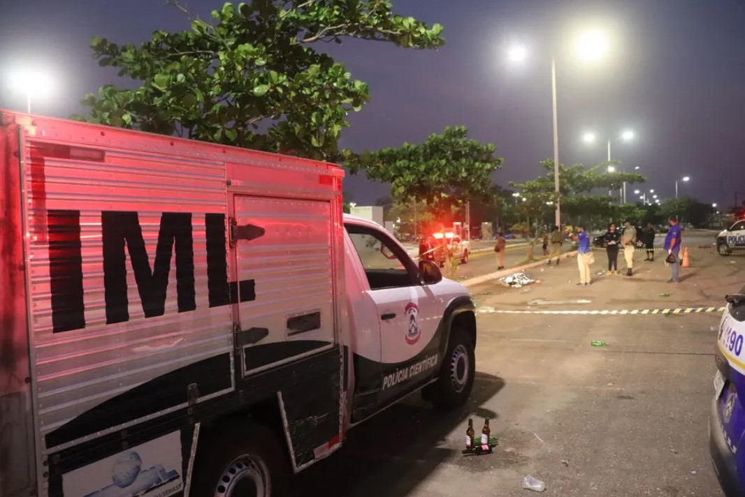 Jovem é assassinado a tiros na praia da Graciosa, em Palmas — Foto: Alessandro Ferreira Lopes/Agência Tocantins