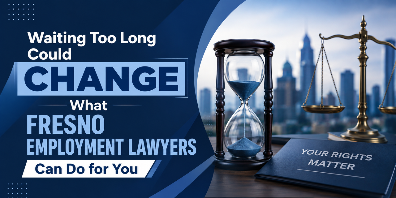 Waiting Too Long Could Change What Fresno Employment Lawyers Can Do for You