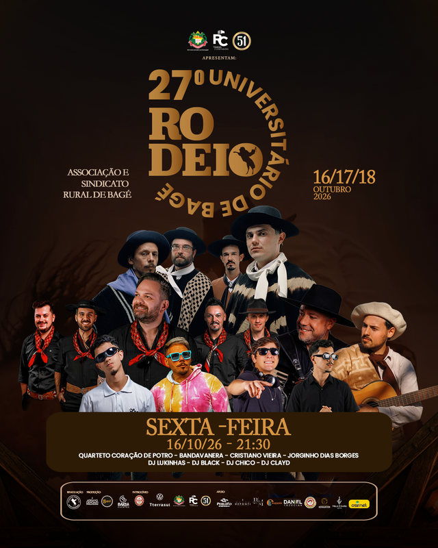 Rodeio Universitário 16/10 Sexta-feira