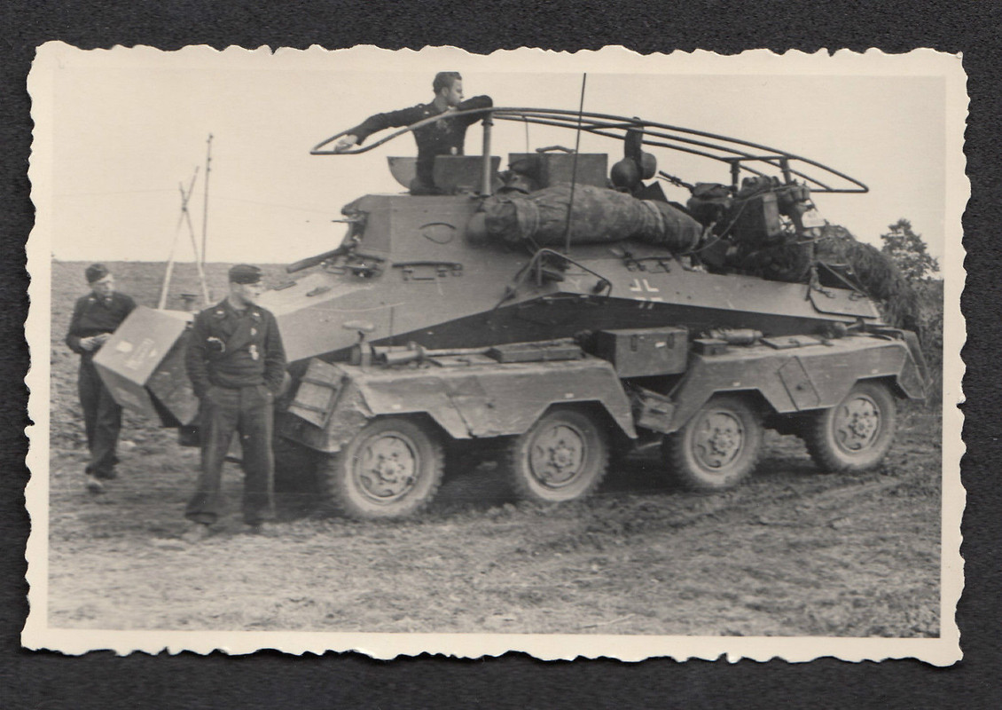 Originales Foto photo - Radpanzer - Panzerspähwa