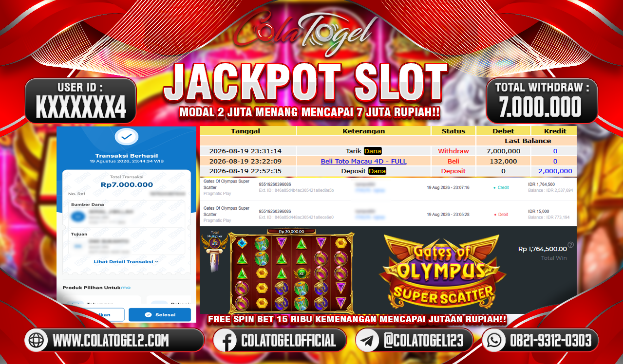 JACKPOT SLOT GACOR!!