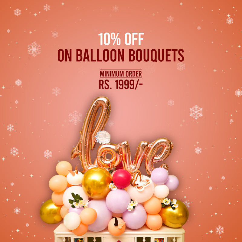 10% discount on Balloon Bouquets use code SURPRISE10