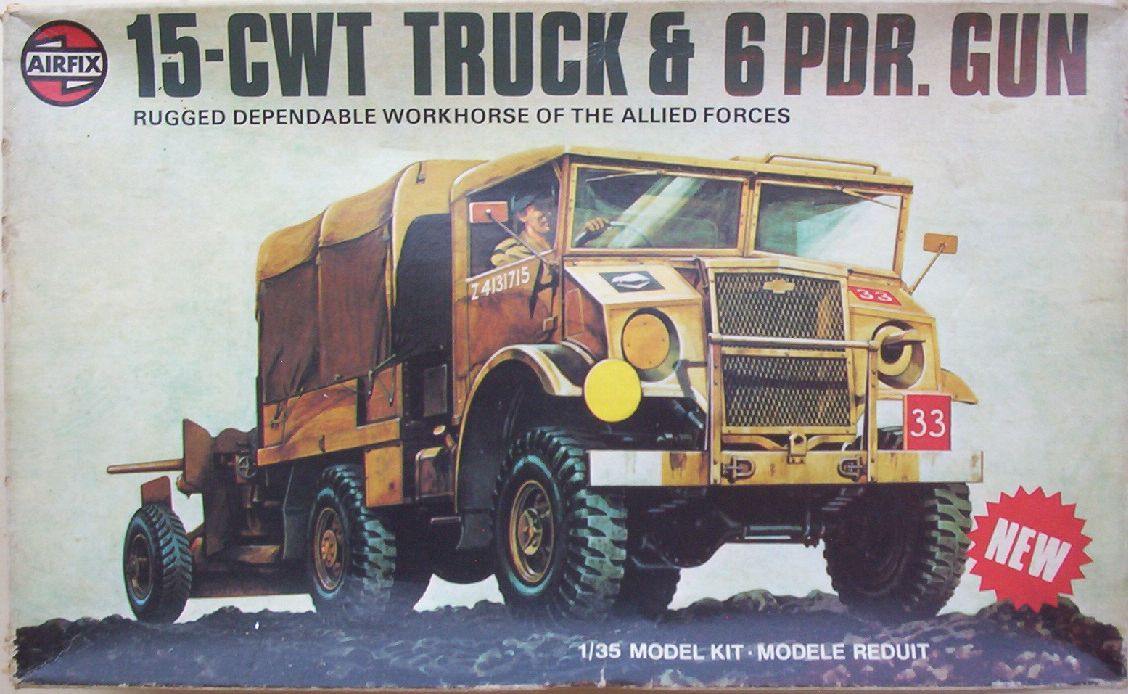 Airfix 35 15-Cwt Truck & 6 Pdr. Gun