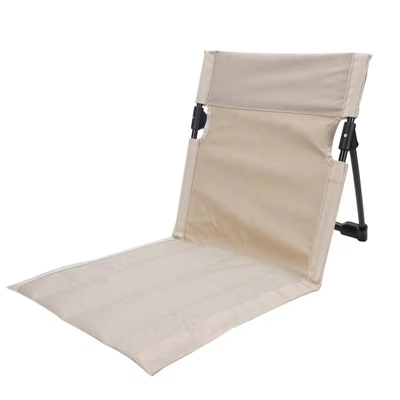 White Portable Folding Beach Lounger Chair with 600D Oxford Fabric and Aluminum Frame – Lightweight Outdoor Garden Camping Chair in the destination market