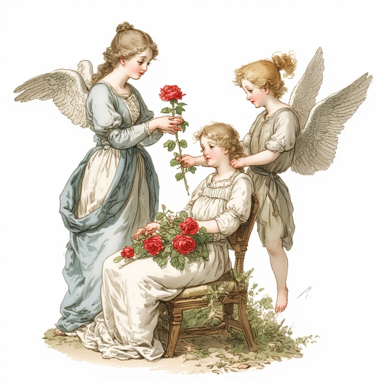 Maria-holdind-rose-and-Angel-A-(8)