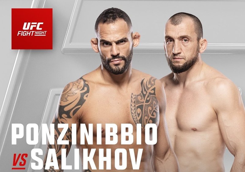 Сантяго Понзинибио срещу Муслим Салихов на UFC Fight Night 243