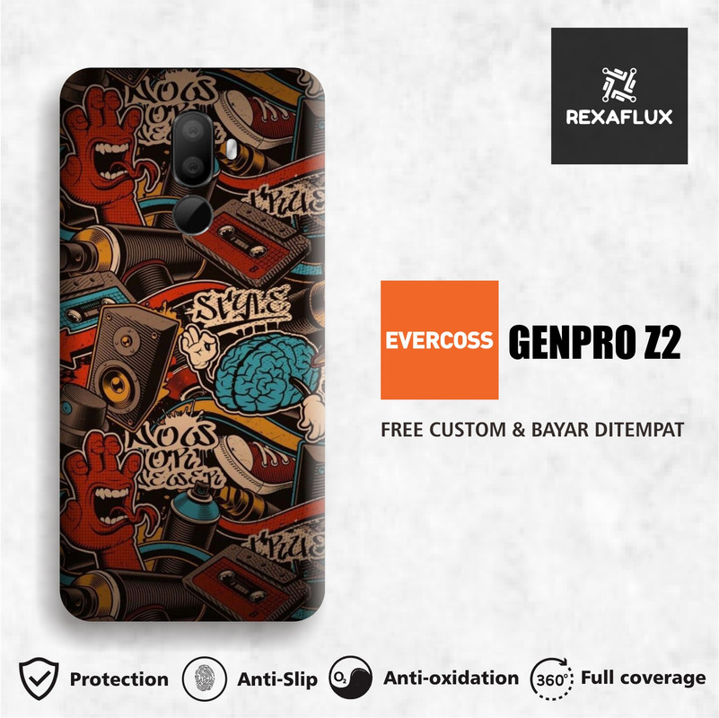 Dapet2pcs Evercoss Genpro Z2 Garskin Case Premium Sticker Gravity Lazada Indonesia