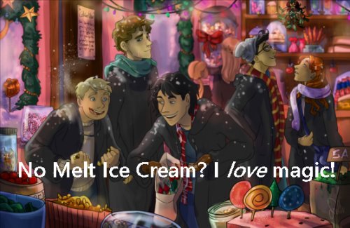 No melt ice cream? I love magic!
