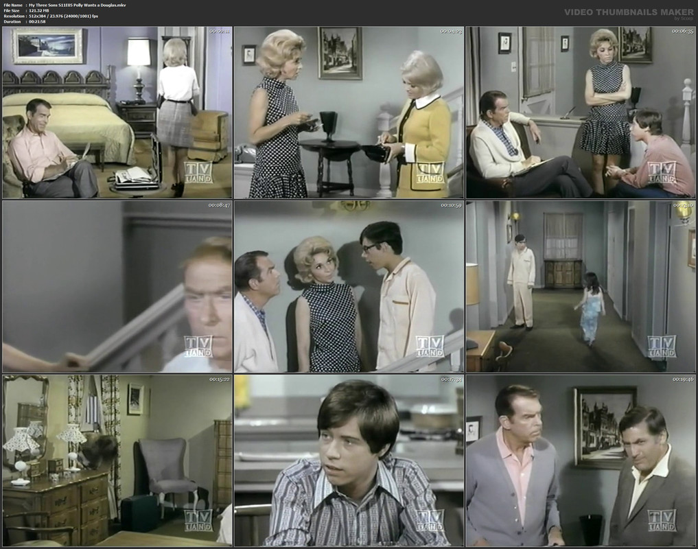 My Three Sons S11E05 Polly Wants a Douglas.mkv
