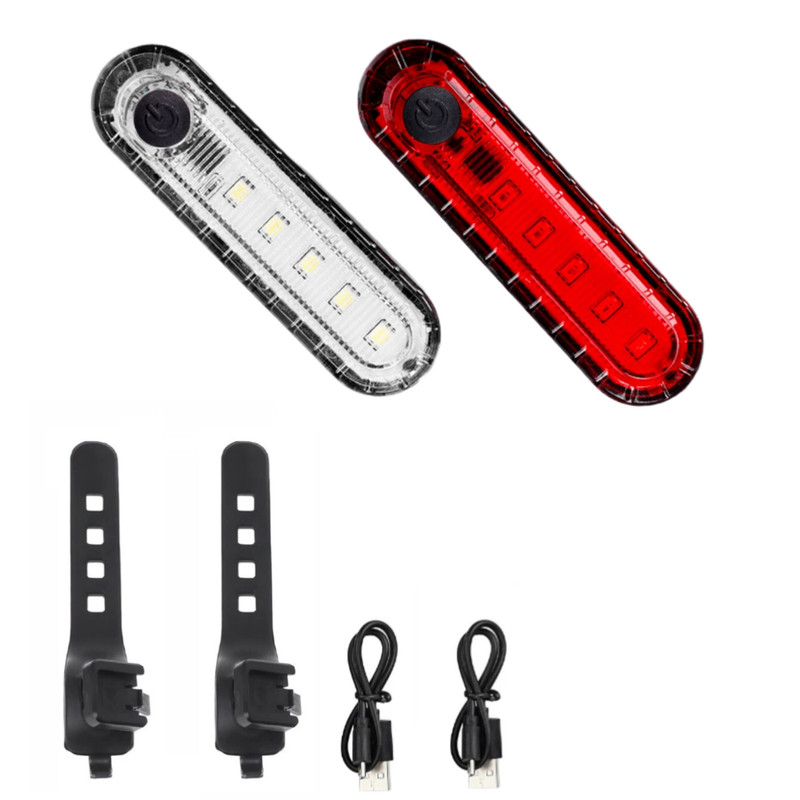 LED Fahrrad Rücklicht USB aufladbar