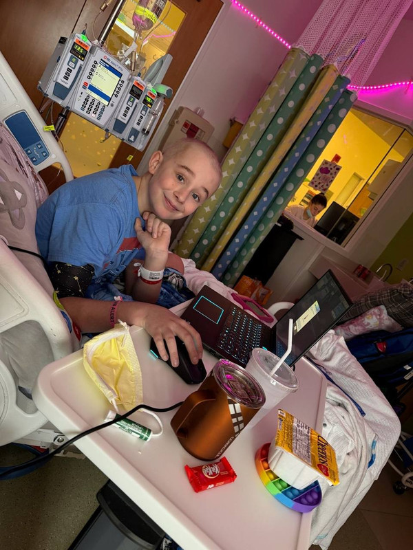 Enfant à l'hôpital