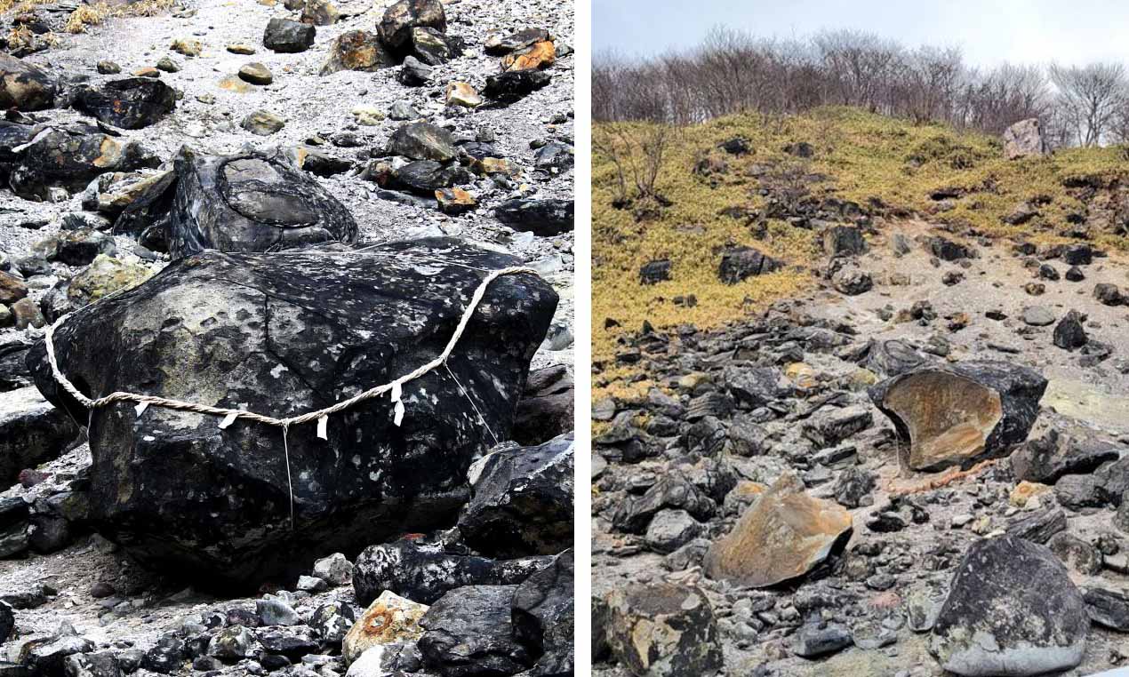 Demonio legendario escapa, la “piedra asesina” de Japón se partió en dos
