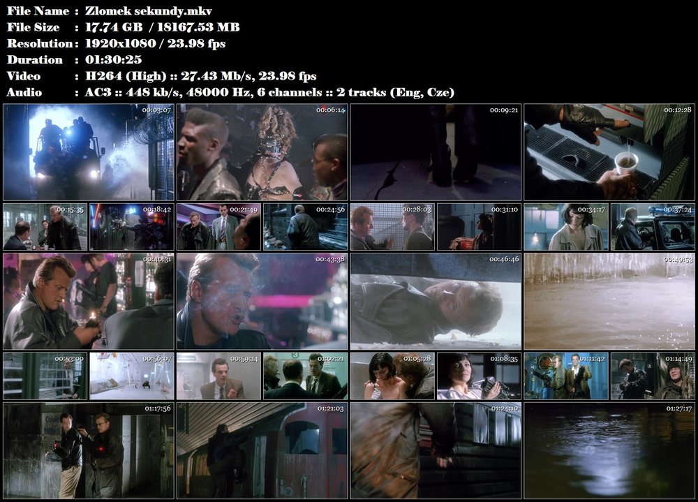 Zlomek sekundy / Split second (1992)