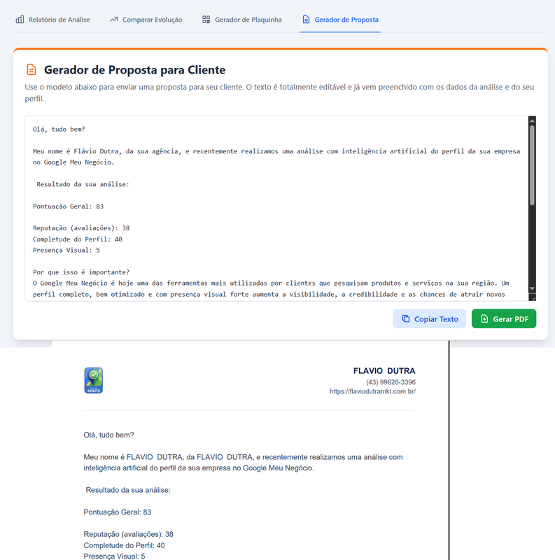 Imagem do Gerador de Proposta