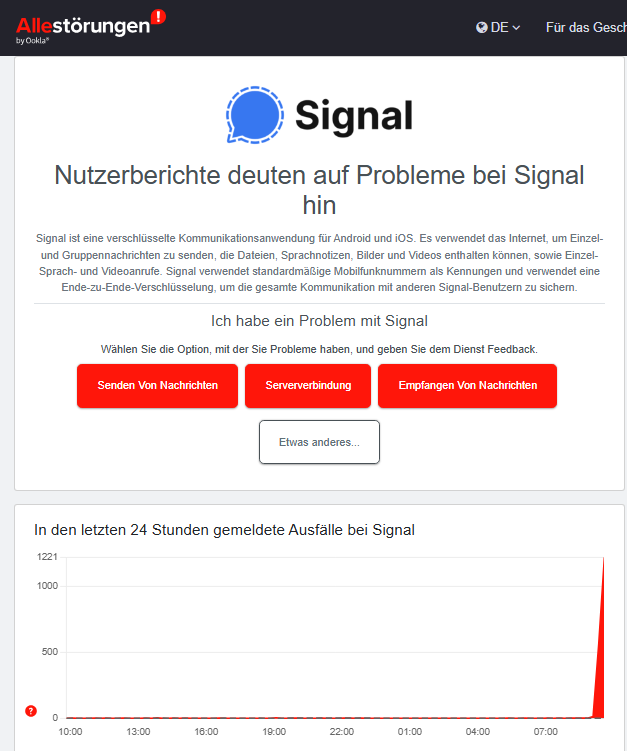 Signal gestört?